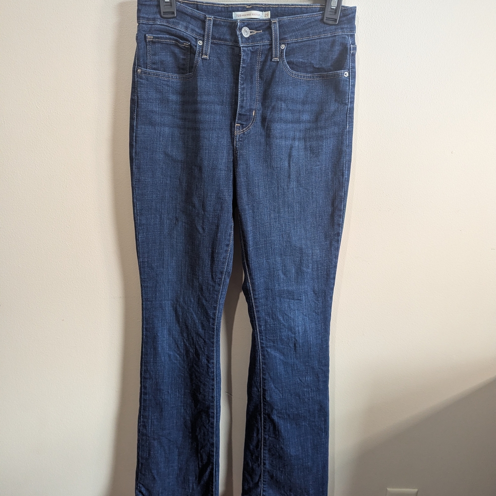 Levi’s 529 Curvy Bootcut Jeans Medium Wash Stretch Denim Women’s W29 L32